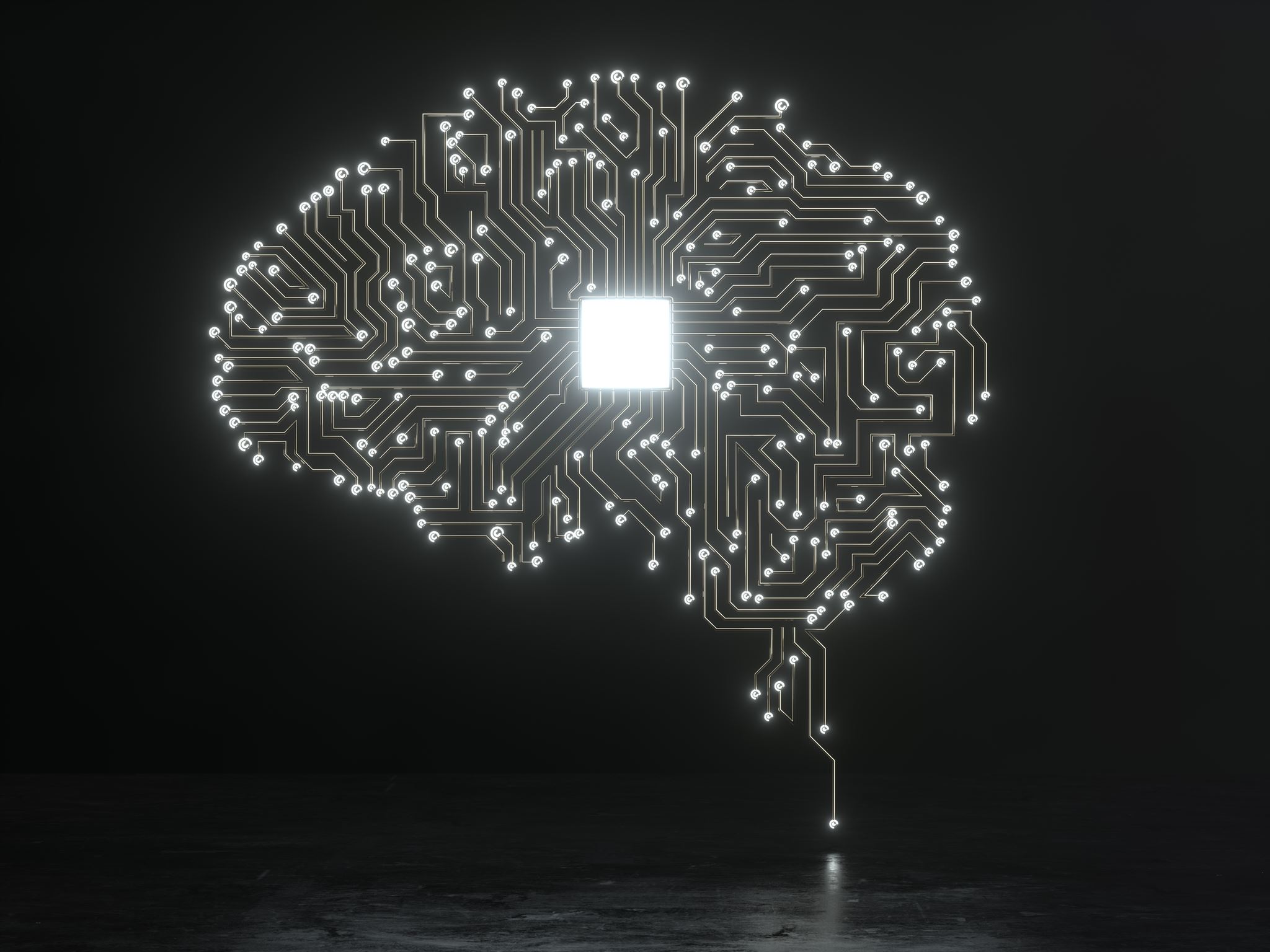 Brain-model-with-LED-lights
